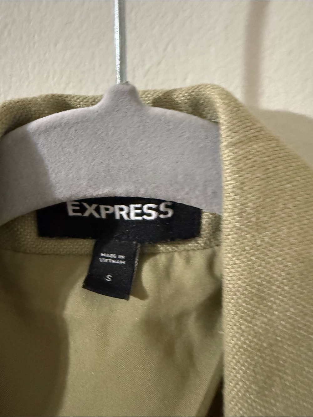 Express Light Tan Tailored Blazer